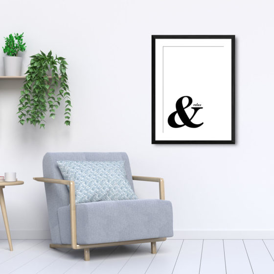 And Ampersand Relax Print - Image 5