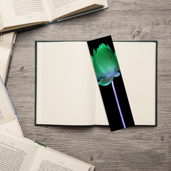 Inverted Lotus Flower Bookmark - Image 2