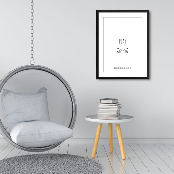 Minimalist Boho Nursery Play Print - Image 3