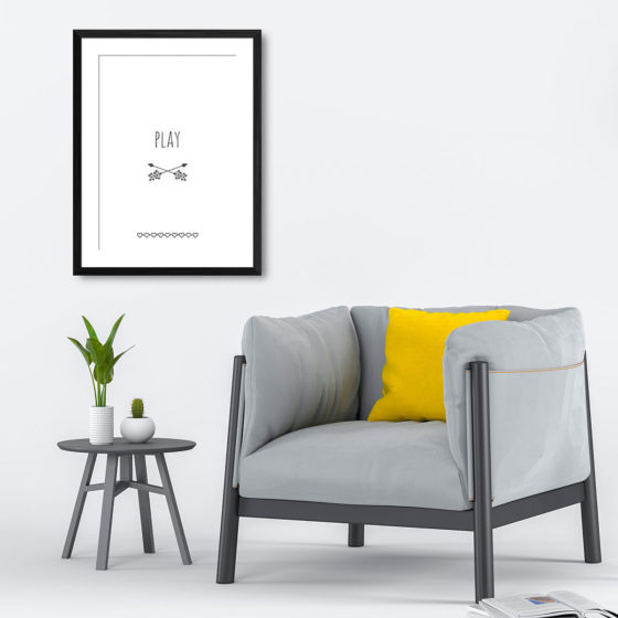 Minimalist Boho Nursery Play Print - Image 4