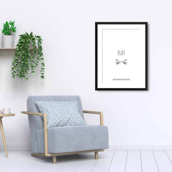 Minimalist Boho Nursery Play Print - Image 5